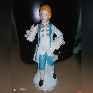 vintage male porcelain figurine